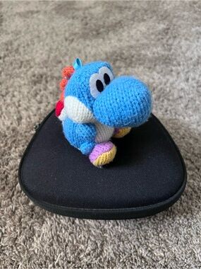 Blue Yarn Yoshi Amiibo Plush (Nintendo)